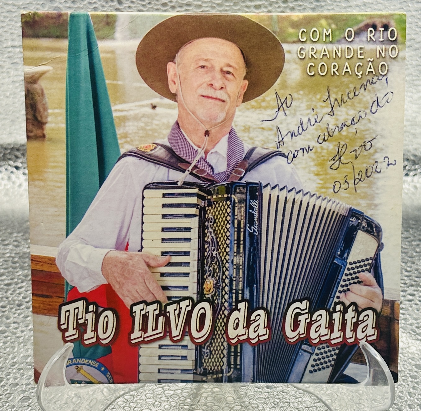 Cd - Tio Ilvo Da Gaita - Com O Rio Grande No Coração