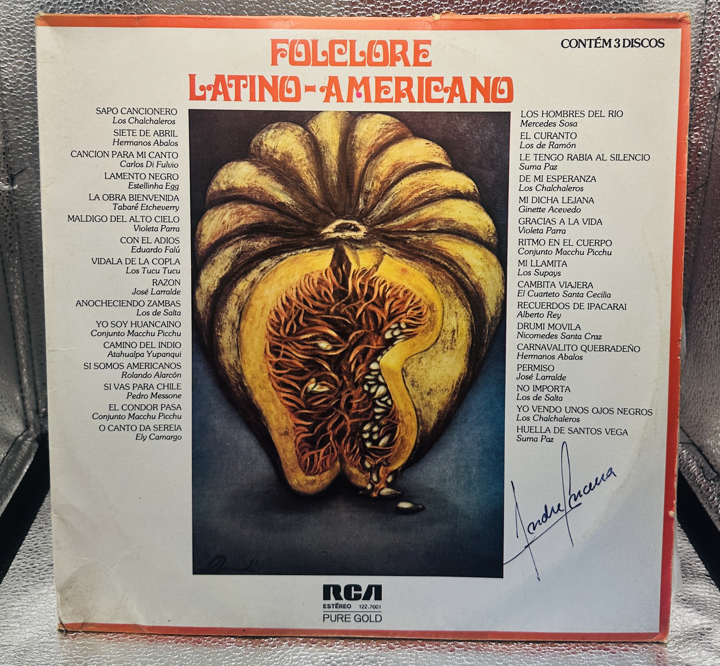 Lp - Folclore Latino Americano ( 03 Discos)