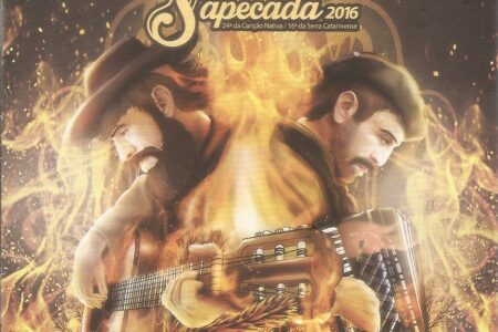 Cd – Sapecada Da Canção Nativa – 24ª Edição – 2016 cd duplo