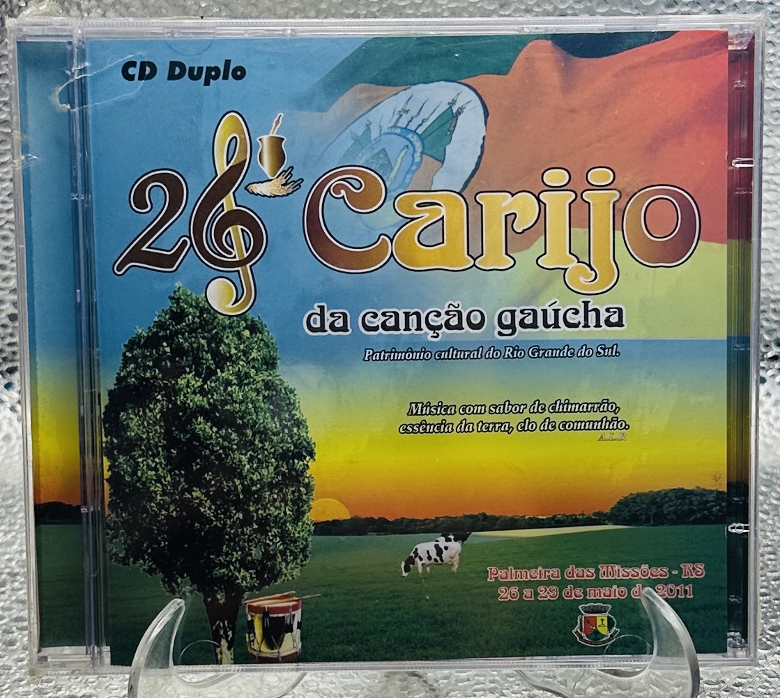 CD - Carijo da Canção Gaucha - 26ª edição (cd duplo)