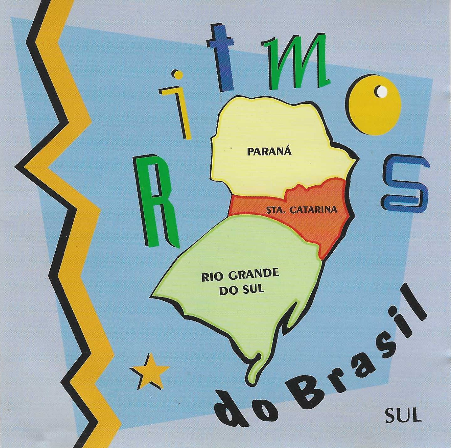 Cd - Ritmos do Brasil - Sul - Musica Gaucha