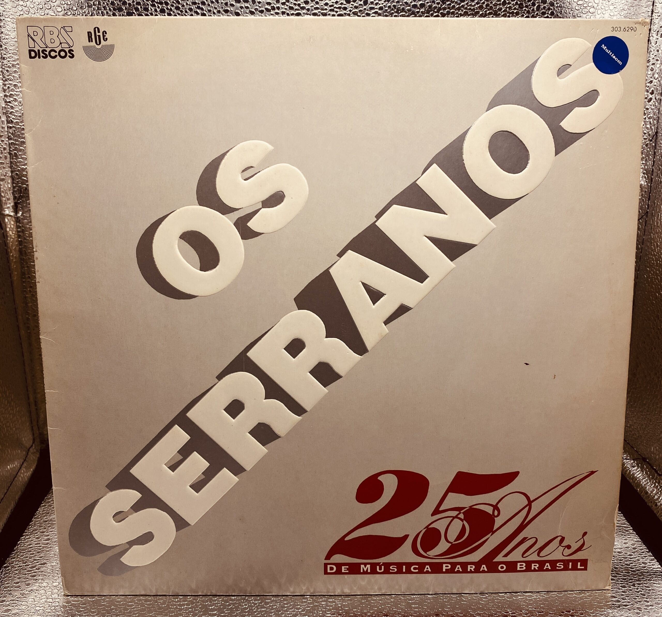 Lp - Os Serranos - 25 Anos De Musica Para O Brasil