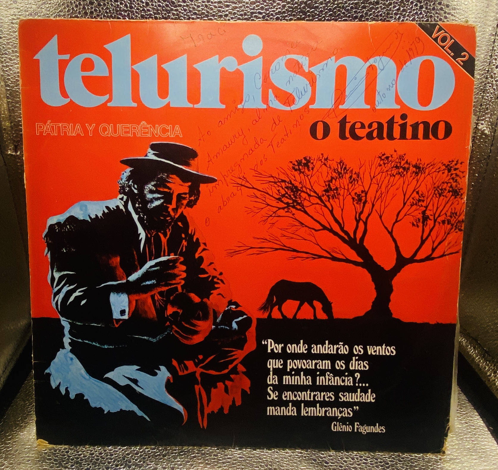 Lp - Glênio Fagundes - Telurismo - O Teatino