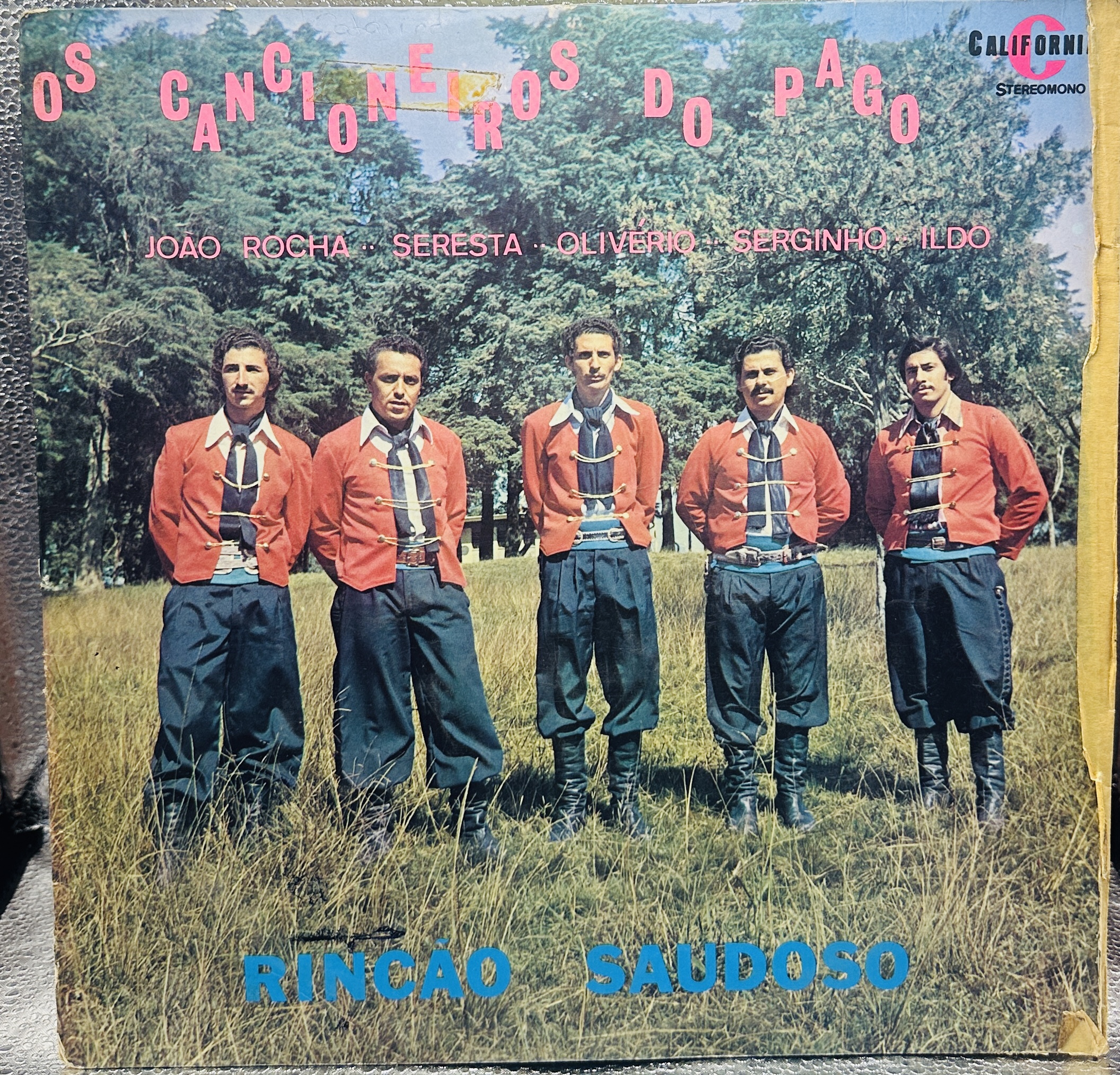 Lp - Os Cancioneiros do Pago - Rincão Saudoso