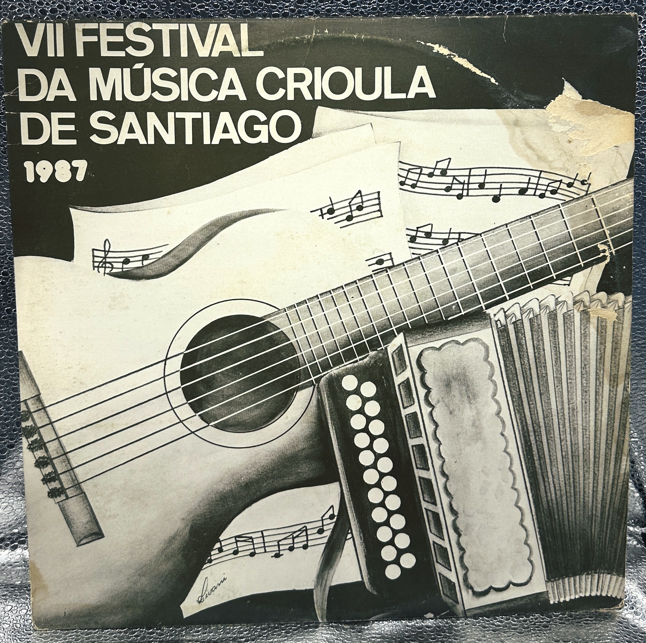 Lp - Festival da Musica Crioula de Santiago - 7ª edição 1987